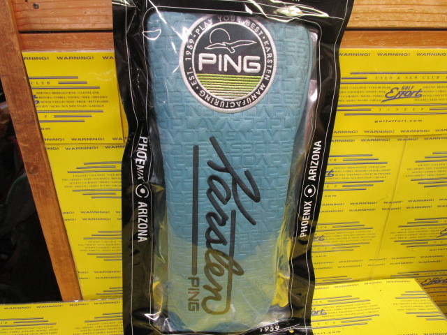 ピン<br>HC-N2601 MR.PING SURF HEADCOVER DR Blue Grey
