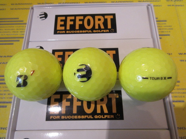 ブリヂストン<br>TOUR B X(2026) Circle-E イエロー 1スリーブ