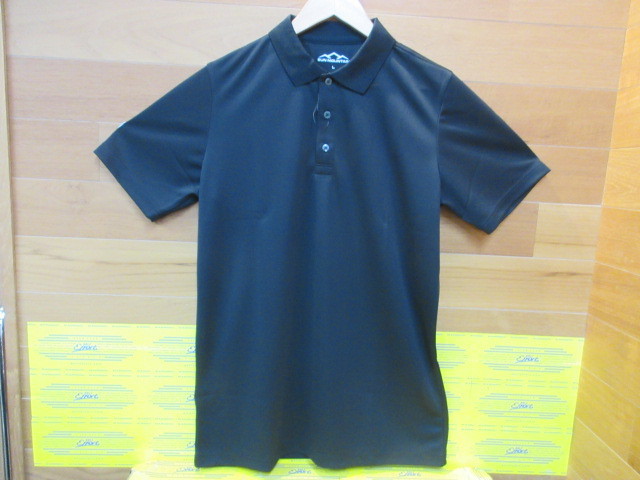 メンズ ポロシャツ SUMA001L ブラック