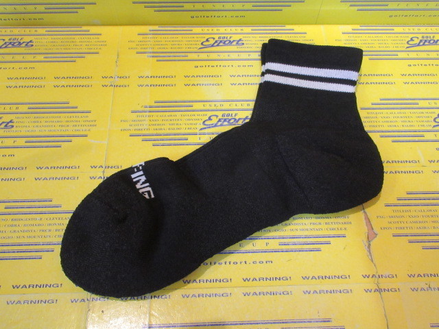 WASHI LINE SOCKS L BRG261F03 Black
