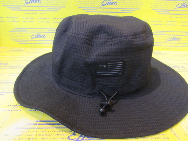 MS SEERSUCKER WIDE HAT BRG261MC2 Black