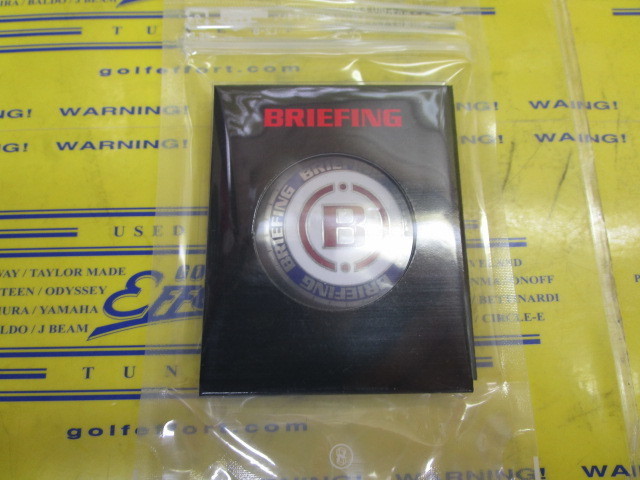 ENAMEL CIRCLE B MEDAL MARKER BRG261G30 Silver