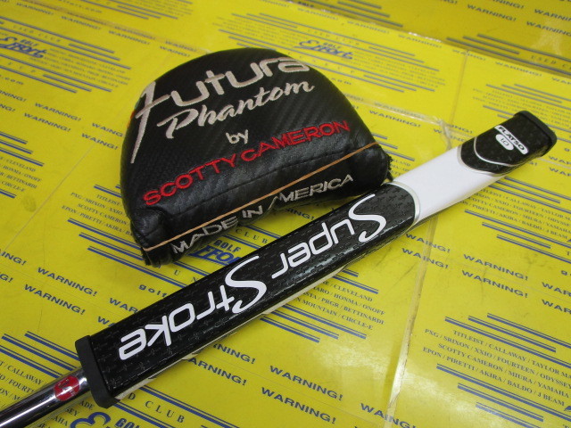 スコッティキャメロン Futura Phantom 34表記 実測約32in スコッティ キャメロン FUTURA PHANTOM MALLETのスペック詳細 | 中古