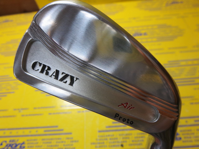 クレイジー Airアイアン Dot One No.5-Pw　 +　ウェッジ2本 クレイジー Airアイアン Dot One No.5-Pw + ウェッジ2本