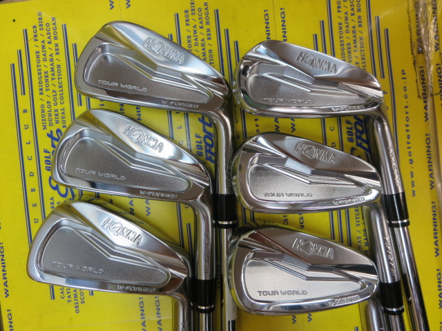 【高評価定番】(中古）ホンマ　HONMA　TW727Vn アイアン　N.S.PRO Zelos 8(S)　5-9・PW　6本セット　ブラックニッケル（今店） アイアン