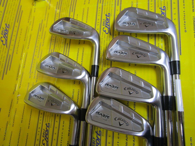 【レフティ】 キャロウェイ RAZR X FORGED 7本セット アイアン Callaway RAZR X Forged Iron Set | Golf Avenue