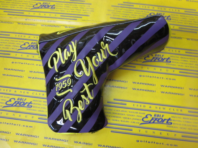 ピン 限定パターカバー AMT PUTTER COVER Mr.PING BLACK/YELLOW
