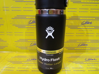 Hydro Flask<br>Wide Mouth 16oz Black