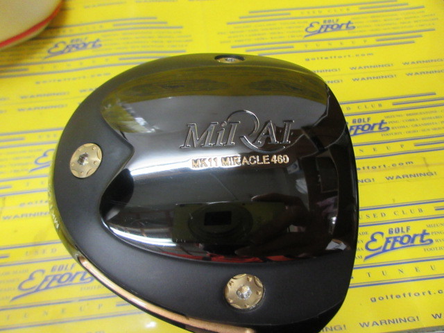 ミライ MK11 MIRACLE460のスペック詳細 | 中古ゴルフクラブ通販