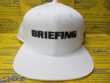 BRIEFING　MS BASIC FLAT VISOR CAP BRG221M73 White