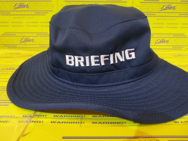 BRIEFING バケットハット ネイビー ゴルフ BRIEFING GOLF - MONOGRAM